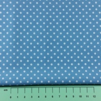 Fabric by the Metre - Spots (3mm) - Pale Blue